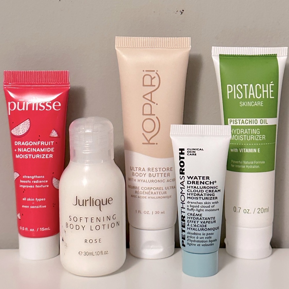 Skincare Mini Moisturizers and Lotions 5pcs